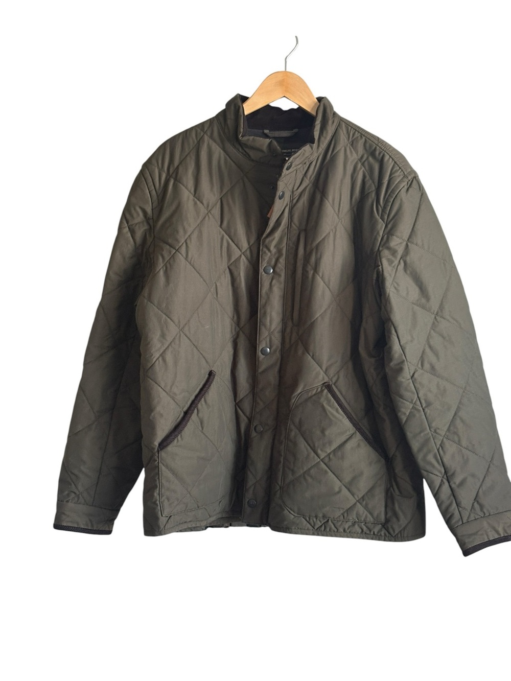 J.Crew Sussex Mens Quilted Jacket Size XL Green Primaloft Insulated Coat - Picture 2 of 5